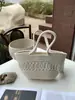 Bolso Tejido de Cuerda de Algodón Matsuzawa/Nuevo, Bolso de Paja Calado, Bolso de Mano Simple, Bolsa de Regalo, Bolso de Playa para Vacaciones