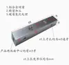 Conector de barra de barramento de alumínio de tira longa de 4 furos M4 M3 junta flexível acoplamento quadro de ponte junta adaptador de fixação de máquina