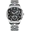 Reloj Fenzun para Hombre Automático Hueco de Moda Cuarzo Estudiante Impermeable Luminoso Moda Transfronterizo Reloj para Hombre