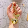 Accesorios pequeños de bricolaje transfronterizos, colgante de llavero de manzana galvanizado, colgante exquisito para mujer, llavero colgante pequeño al por mayor