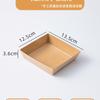 Caja de Picnic Desechable Bento Empaque de Papel Kraft con Tapa Salida de Primavera Estilo Camping Sushi al Aire Libre Popular Barbacoa Shihua