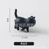Manija de Puerta de Armario de Latón Cat Jiujun Lujo Ligero con Mango de Gato Estilo Japonés Dibujos Animados Manija Pequeña de Agujero Único para Cajón Linda