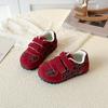 Tenis de Velcro con Estampado de Leopardo para Niñas 2026 Otoño Nuevos Versátiles de Moda Suela Suave Casual para Correr para Niños