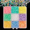 Taladro de resina plano de 9 rejillas transfronterizo AB gelatina decoración de uñas taladro diy galvanizado oso violento palillo de joyería taladro