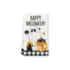 Paños de cocina de Halloween, decoraciones de cocina europeas y americanas de Halloween transfronterizas, paños de té absorbentes, paños multiusos para lavar platos y limpiar