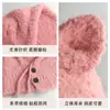 Gorro para Niños Otoño e Invierno Protección para los Oídos Gorro Cálido Niñas Lindo Dibujo Animado Bufanda Gorro de Punto de una Pieza
