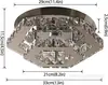 Luz de techo de cristal LED transfronteriza luz cuadrada para pasillo luz para porche iluminación de entrada moderna simple luz para entrada de balcón