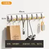 Gancho Plegable Invisible Negro Dorado Gancho para Ropa Montado en Pared Gancho para Puerta sin Taladro Gancho para Toallas de Baño Gancho para Ropa de Almacenamiento Montado en Pared