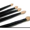 Cepillo Esponja, Tubo de Aluminio Recubierto de Negro Palo Esponja, Herramientas de Maquillaje, Pincel para Sombras de Ojos, Pincel de Maquillaje, Empaquetado Individualmente