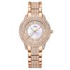 Yinlang/INRA Reloj Tendencia de Moda Esfera de Concha Cornucopia Completo Diamante Diosa Reloj Impermeable