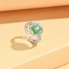 Nuevo Diseño Exclusivo Anillo Guofeng Explosivo Lujo Ligero Moda Mahjong Rojo Transportador de Fortuna Joyería de Apertura de Mahjong