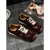 Zapatillas de entrenamiento alemanas estilo retro de piel de oveja para mujer, nuevo modelo otoño 2026, con cordones, versátiles, de suela blanda, casuales para mujer