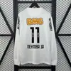 Jersey Retro Nostálgico de Manga Larga con Estampado AC para Adulto 0103 Temporada Lisboa Principal Manga Larga Jersey de Casa Santos
