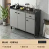 Aparador Integrado en la Pared para Uso Doméstico, Armario de Cocina Minimalista Moderno, Gabinete de Lujo Ligero para Sala de Estar, Armario de Almacenamiento, Gabinete de Té