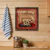 Paneles de arte mural metálicos personalizables para tiendas y bares transfronterizos, forma cuadrada, 20/30cm