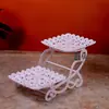Adornos para mesa de postres soporte de exhibición desechable juego de tazas para pasteles y frutas decoración de mesa de buffet frío de cumpleaños soporte para pasteles decoración