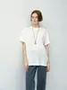 Camiseta ligera de manga corta con puntos de colores y mezcla de lino, 26 nuevos, cuello redondo, corte holgado, estiliza, elegante 1369 Siyuan