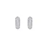 Pendientes de Malla con Forma de C, Modernos y Exquisitos, con un Estilo Minimalista Único, Lujo Ligero y Sensación de Alta Gama, Presentan Agujas de Plata S925 y un Temperamento Distintivo
