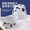 Taza de papel de aluminio grueso para hornear, taza para pudín de pastel de durián, 125 ml, molde redondo para hornear, taza de la Bella Nieve