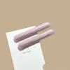 Ácido Acético Etiqueta Dorada Pinza de un Carácter Pasador para el Cabello para Mujer 2025 Nuevo Pinza Lateral de Gama Alta Tocado Flequillo Trasero Pasador para el Cabello