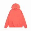 Fog Essentials Sudaderas com Letras de Silicone Estéreo para Homens e Mulheres American High Street Moletons com Flocagem Jaqueta Moletom