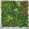 Parede de plantas simulada 100*100, parede de plantas verdes tridimensional, decoração com flores e grama artificiais, fundo verde, parede popular da internet