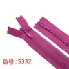 Vestido de falda con cremallera invisible de alta gama personalizado, pantalones de una sola cremallera, cadena lateral para almohada, accesorios de cierre oscuro para ropa