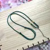 Cuerda Colgante para Colgante de Hilo de Algodón Frotado a Mano Tibetano Cuerda de Cuelgue de Cuello Tejida a Mano de Ocho Hilos Cuerda para Colgar en el Cuello Talismán de Buda Thangka