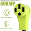 Enchufe Macho Auto-Bloqueante L14-30P a Cable para Equipo de Exterior 14-50R Adecuado para Remolque de RV, Autocaravana, Cobre