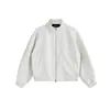MAOQIAOYI Marca de moda minimalista estilo americano con cuello alto chaqueta deportiva sudadera casual para hombre W26180