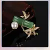 Me gustaría extrañarte mucho. Tan Jian también es igual que el broche tesoro de bambú. Diseño simple. Moda INS de lujo ligero, exquisita y versátil