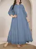 Colección especial de liquidación: Vestidos y batas largas de talla grande, holgados, adelgazantes y elegantes