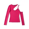 Blusa de Tricô Ins Transfronteiriça Europeia e Americana 2026 Nova Moda Estilosa Amazon Atacado Feminino Gola Redonda Gola Halter Ombro a Ombro