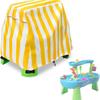 Juego de mesa de agua para niños transfronterizos, juego de mesa de agua para exteriores, adecuado para niños de 1 a 3 años, mesa de agua en varios colores
