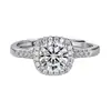 Anillo de Azúcar de un Quilate Seiko Moissanita Mismo Estilo que Douyin para Mujer Lujo Accesible Ins Anillo Abierto Elegante que no se Desvanece