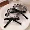 Nueva Elegante Diadema para el Cabello de Intestino Delgado con Borde Floral, Diadema Elegante de Lazo de Alta Elasticidad, Accesorio para el Cabello de Cuerda para el Cabello con Perlas de Imitación Elegantes