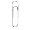 Deli Alta Gama 0018 Metal Niquelado No. 3 Clips de Papel, En Caja, Papelería de Oficina a Prueba de Óxido, 100 Piezas al por Mayor