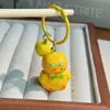Lindo zorro de dibujos animados, gatito, elefante, llavero de campana, colgante 3D de bolsa de zoológico, regalo para estudiantes y novias