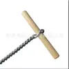 Cepillo de Alambre de Acero Inoxidable 304 de 300 mm de Largo con Mango de Madera para Limpieza, Pulido y Desbarbado de Tuberías - Producto de Venta Caliente Transfronterizo