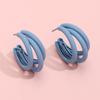 Pendientes de aleación con perlas, nueve pares, elegantes pendientes de borlas apiladas, con personalidad transfronteriza europea y americana de Amazon para verano.