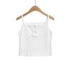 6036-25 Principios de Primavera Nuevo Estilo Europeo y Americano Niña Pequeño Fresco Floral Estampado Botón de Oreja Casual Pequeño Sling