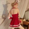 Kamei Menina da Neve Uniforme Sexy Roupão de Batalha de Natal Roupa de Bola Fofa Vestido Doce de Menina Slim Fit 1915