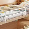 Barandilla elevadora para mesita de noche para litera superior en dormitorio, barandilla de seguridad sin taladro para cama de dormitorio de estudiante universitario para prevenir caídas