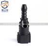 Conector rápido de plástico de nailon en T de ángulo recto para coche 7.89-ID6-F tipo conector doble conector rápido para tubo de combustible neumático