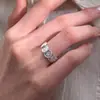 Anillo de Hielo Triturado Moneda de Oro de la Suerte para Mujeres Nicho Cuentas de Transferencia Ojo de Gato Moneda de los Cinco Emperadores Joyería de Mano de Plata Pura Regalo de San Valentín