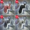 Venta al por mayor de fábrica corbata de negocios para hombre perezoso con cremallera ropa formal gratis negro azul azul marino rayado 48 boda
