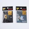 Cebo artificial para pesca al por mayor de fábrica, spinnerbait de metal, cebo artificial, spinnerbait con forma de semilla, cebo artificial, señuelo para pez blanco