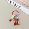 Han Feng Creative Ins Phone Case Pingente Acrílico Custom Drop Glue Cartoon DIY Pingente Decorações Bell Lanyard