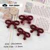 DIY Crema Colorido Encaje Estrella Lazo DIY Accesorios Hechos a Mano Cuentas Sueltas Acrílico Cadena para Teléfono Móvil Llavero Cuentas