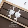 Pu Zuo Cor Forte Que Mantém o Bronze Banizado Prata Areia Acessórios DIY Sino Dança do Leão Atrai-Fortuna Pingente Colar Estilo Chinês para Mulheres
